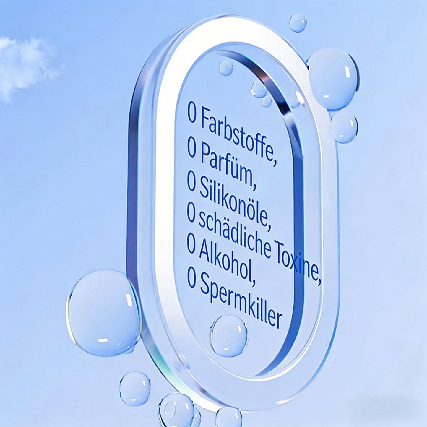 Gel Lubrifiant Smooth & Safe 100 ml – Bleu, Sans goût, Respectueux de la peau