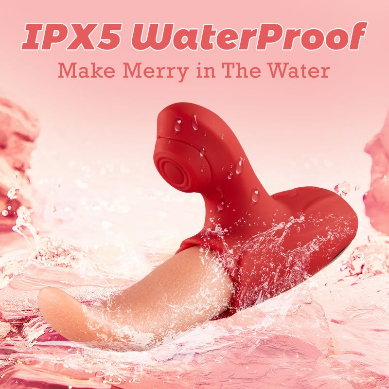 Zungenbewegender G-Punkt- & Klitorissauger-Vibrator